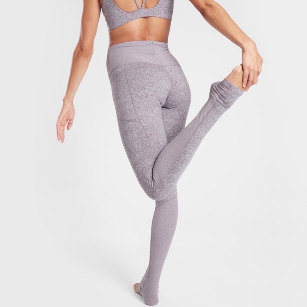 Athleta Exhale Heel Tight - Light Purple - Size XS - Picture 2 of 5